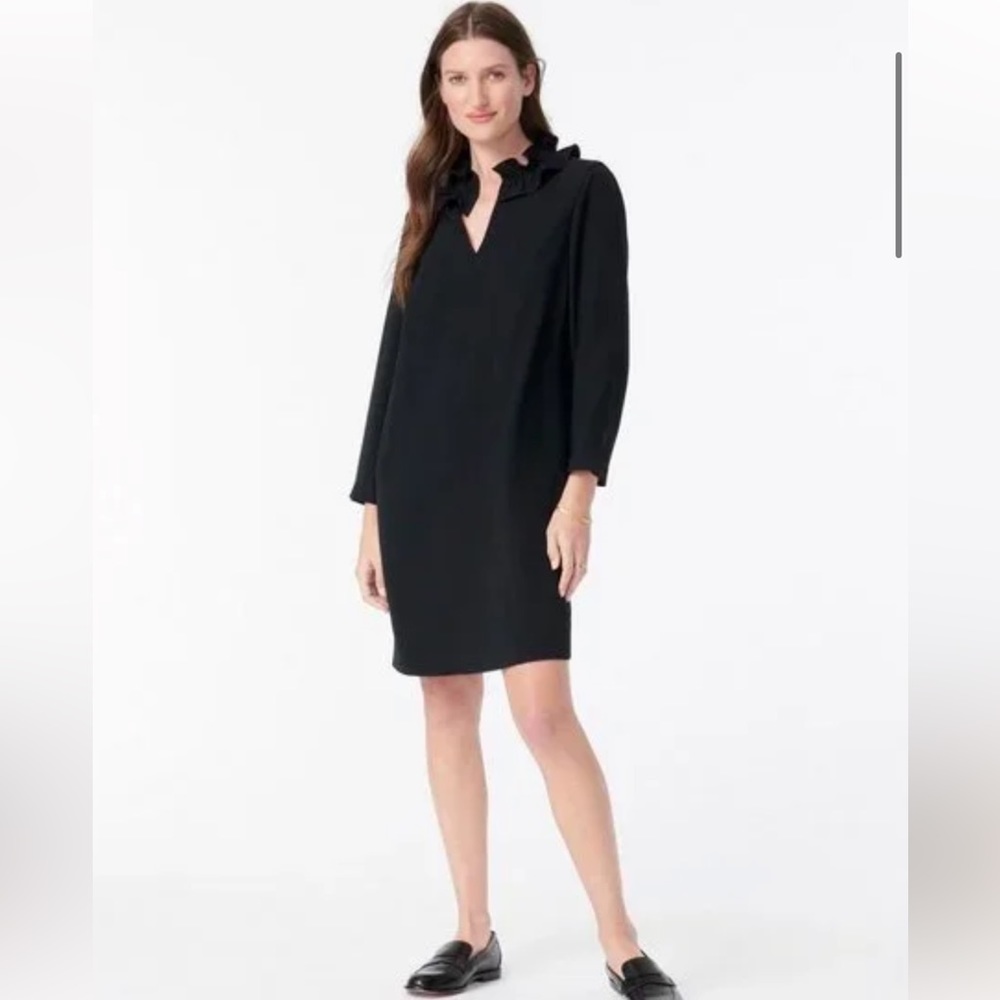 J. Crew Ruffleneck shift dress Size 6 **NWT** - Picture 4 of 9